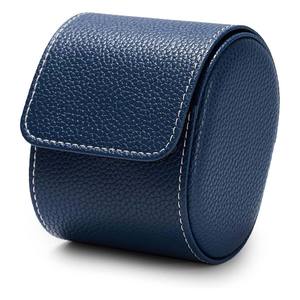 Wholesale Luxury Leather Single <b>Watch</b> Travel <b>Case</b> with Velvet Interior Handmade Portable Organizer Single Slot <b>Watch</b> Roll - Product Image 6