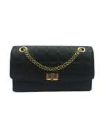 Sac à bandoulière noir matelassé personnalisable sac à bandoulière de luxe allie l'élégance du luxe à la polyvalence et à la praticité