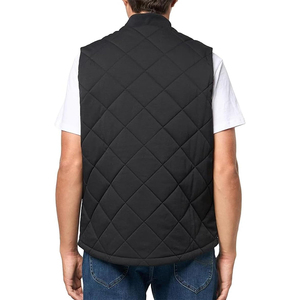 Gilet matelassé imperméable et respirant pour homme, à capuche, style streetwear, sans manches, avec logo personnalisé et design frontal - Product Image 6