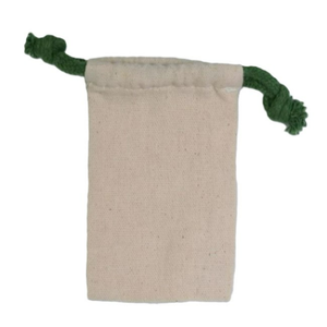 Sac à cordon personnalisé en coton biologique 100% écologique recyclable pour emballage de cadeaux, bijoux, stockage, impression sérigraphique - Product Image 1