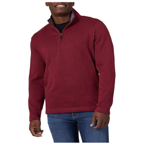 Sweat-shirt à capuche pour homme, motif uni, hiver, tissu en molleton français anti-froissement, polyester/coton, fermeture éclair, doublure, taille XL - Product Image 4