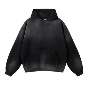 Sudadera con Capucha de Primera Calidad, 100% Algodón, Lavada con Ácido, Precio de Mayoreo, Fabricación Directa de Fábrica - Product Image 6