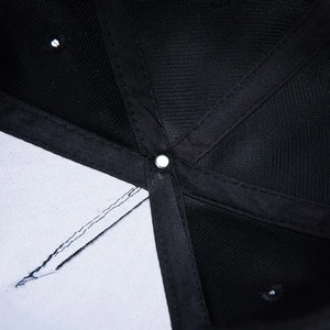 Gorra de béisbol negra personalizada para hombres y mujeres, diseño deportivo vintage informal, logotipo bordado, texto impreso, Oxford para tenis - Product Image 4