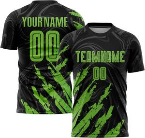 ODM 2025 Uniforme de football personnalisé Impression par transfert thermique. Service d'usine OEM. Vêtements de football de qualité professionnelle 100% polyester - Product Image 4