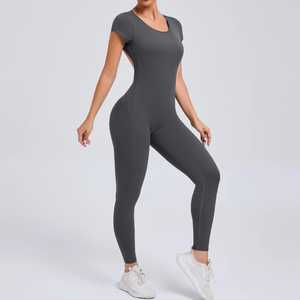 Ropa deportiva personalizada de 2 piezas, chándal deportivo, ropa acanalada, traje de gimnasio, conjuntos de Yoga para mujer - Product Image 2