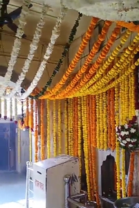 Guirnalda de flores de caléndula artificial cuerdas personalizar Color, tamaño, patrón con tema Diwali Navidad boda fiesta decoración del hogar - Product Image 4