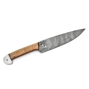 Cuchillo de Chef Hecho a Mano de la Mejor Calidad y Ecológico con Hoja de Acero de Damasco de CHIMPS INTERNATIONAL - Product Image 1