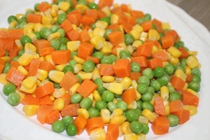 Verduras mixtas picadas, fritas, peladas, al vapor congeladas más vendidas, verduras mixtas congeladas IQF de gran venta a precio barato - Product Image 3