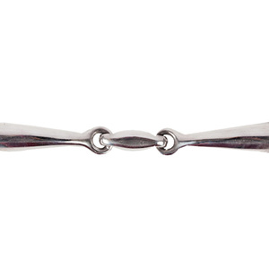 Mèche à anneau lâche à bouche creuse, mèche à cheval en acier inoxydable, pointe équestre, équipement d'entraînement et d'équitation - Product Image 3