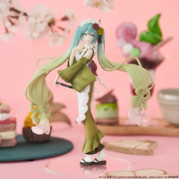 Vente en gros de figurines Miku Matcha Parfait couleur originale, statue de collection officielle sous licence avec boîte d'origine, en stock