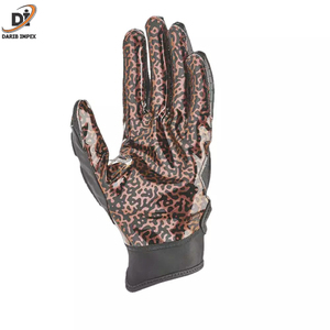 Gants de football américain de haute qualité au design personnalisé, cuir confortable, néoprène spandex avec logo imprimé, vente en gros - Product Image 3