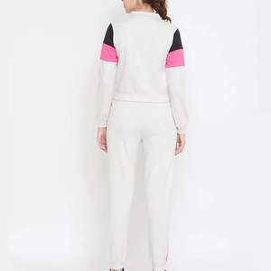 Conjuntos Deportivos de 2 Piezas para Mujer con Logotipo Personalizado, Ropa Deportiva para Gimnasio, Chándales al por Mayor, Chándales de Algodón 100% para Mujer, OEM - Product Image 2