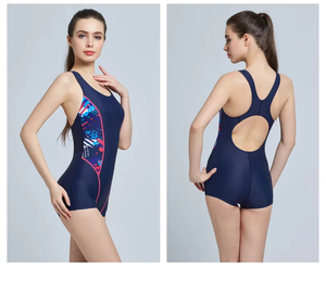 Vente en gros Maillot de bain une pièce haute performance pour femme en nylon et élasthanne, résistant au chlore, UPF50+ - Product Image 6