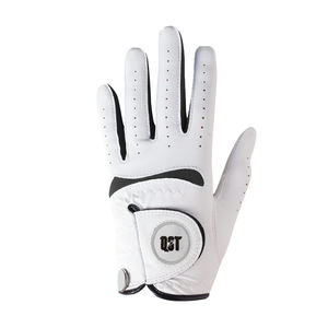 Gants de golf personnalisés en peau de mouton pour homme, main gauche/droite, respirants, anti-humidité, maille 3D, tissu antidérapant, fermeture auto-agrippante, sport - Product Image 3