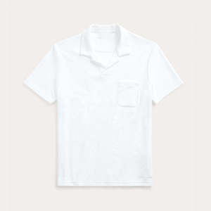 Polo informal personalizado de alta calidad para hombre recién llegado tejido de punto de manga corta sólido azul claro suministro ODM - Product Image 3