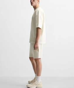 Ensemble de t-shirts pour hommes, couleur unie basique, jersey 240 grammes, col rond, manches courtes, style décontracté pour toutes les saisons, coupe ample - Product Image 6