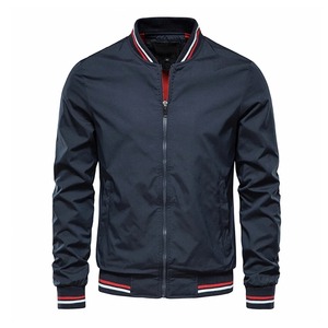 Chaqueta de bombardero de primavera y verano para hombre, chaquetas negras informales ajustadas de béisbol para hombre, nuevas chaquetas de alta calidad a la moda de otoño para hombre - Product Image 4