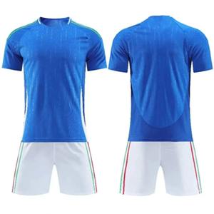 Breathable Printed Soccer Jersey Football Shirt <b>Men</b> Adult Kids Short Sleeve Training Match Kit & Table Tennis Uniform - Product Image 3