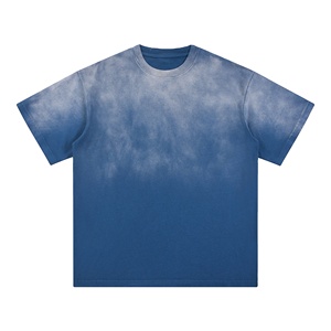 Factory Wholesale Faded Graphic Vintage Washed T Shirts Heavyweight Cotton Wash T-Shirt For Men Oversized T Shirt High Quality - Product Image 1