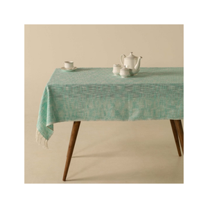 Nappe en mélange de lin vert olive 58 x 88 pouces 190 GSM 230 TC Texture naturelle Couleur unie pour salle à manger, brunch, décoration intérieure - Product Image 3
