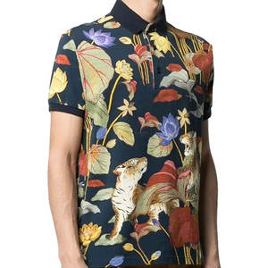 Vente en gros de polos d'été décontractés pour hommes, coupe ample, revers à boutons, manches courtes, t-shirts imprimés, meilleure vente, technologie de tissu léger - Product Image 6