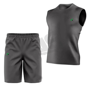 Conjuntos de uniformes de fútbol con bandera OEM 7v7 personalizados, ropa de equipo de alta calidad de compresión sin mangas sublimada transpirable 2025 - Product Image 4