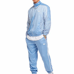 Conjunto de Entrenamiento de Fútbol por Sublimación para Hombre, Chaqueta de Fútbol con Cremallera, Pantalones de Entrenamiento, Chándales de Entrenamiento de Fútbol Estampados para Hombre - Product Image 4