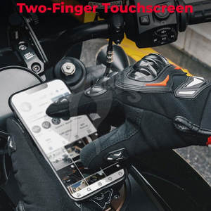 Heavy Racing Soft Interior Sportswear Guantes de moto Guantes de carreras de motos de cuero de vaca Guantes de moto de la mejor calidad - Product Image 2