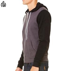 เสื้อฮู้ดมีซิปสำหรับผู้ชายแห้งเร็วระบายอากาศได้ดีดีไซน์แบบกำหนดเองและพิมพ์โลโก้ - Product Image 5