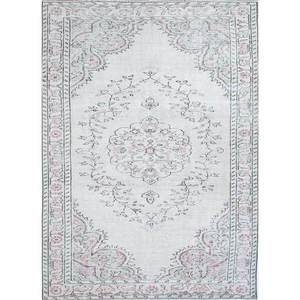 Tapis en laine noué à la main vintage ivoire Pae-1303 pour la décoration de la maison - Product Image 1