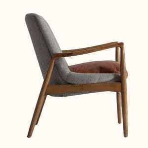 Fauteuil inclinable en tissu moderne Aarhus avec design scandinave pour la maison, le bureau, la chambre à coucher, l'appartement - Product Image 3