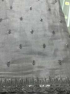 Erose Tissue Border Butti Design work New Fabric tela hermosa más vendida - Product Image 2