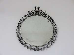 Moderne personnalisé argent rond mosaïque miroir mural décoratif - Product Image 4