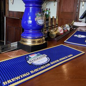 Private Brand Custom Logo Rubber Bar Table <strong>Mat</strong> <strong>Personalised</strong> Soft Pvc Rubber <strong>Beer</strong> Bar Spill <strong>Mats</strong> - Product Image 1