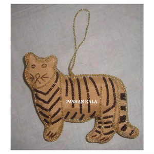 Fabricante indio de bordado Zari hecho a mano con cuentas trabajo Navidad Festival decoración artículo árbol adornos colgantes - Product Image 1