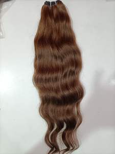 ผมหยิกเป็นลอนแบบออเรมี่ผมหยิกบริสุทธิ์100% เกรดอินเดีย10A-12A เกรดพรีเมี่ยม - Product Image 3