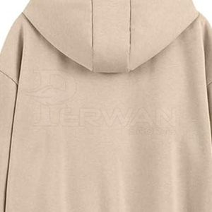 Survêtement à capuche solide d'hiver pour hommes en gros Tailles et couleurs personnalisées 100% coton respirant - Product Image 6
