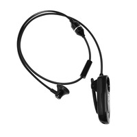 Écouteurs filaires Ibrain avec tube d'air, conception anti-radiation, étanches IPX-1, indicateur de batterie LED, microphone