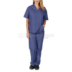 Combinaison médicale unisexe personnalisable, respirante, en maille, pour l'été, vêtements de médecin, vêtements de médecin en maille personnalisés - Product Image 4