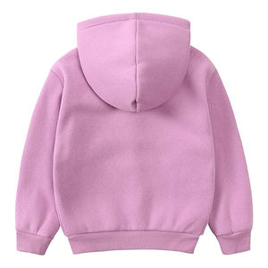 Ventes en gros de sweats à capuche pour enfants personnalisés 100% coton, fermeture éclair, écologiques, respirants, coupe ample, imprimés, vêtements d'hiver pour enfants - Product Image 2
