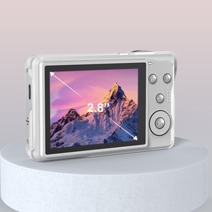 Appareil photo numérique compact portable CMOS HD 64MP pour étudiants, avec lumière d'appoint, carte SD, zoom 20X 4K, batterie au lithium, écran 2,7 pouces, directement de l'usine - Product Image 1