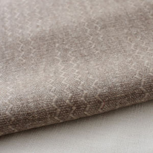 100% Bufanda de Cachemira Mongola 30x180 cm en Marrón Orgánico con Patrón Tejido con color marrón orgánico - Product Image 3