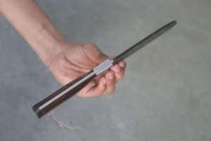 Couteau de chasse en acier au carbone haut de gamme avec manche en bois Couteau de chasse médiéval forgé à la main personnalisé - Product Image 3