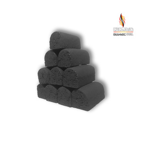 Coco Riki Premium Quality Coquille De Noix De Coco Charbon Meilleur Bois Dur Doigt Noir Nargile Shisha Briquette pour Narguilé Sans Fumée - Product Image 1