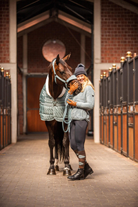 Gants en cuir respirants de qualité supérieure pour adultes, pour l'équitation hivernale, design tendance, gants d'équitation - Product Image 6