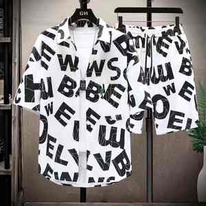 Ensemble décontracté tricoté respirant pour homme ODM – Chemise et short unis pour l'été, style urbain à manches courtes - Product Image 4