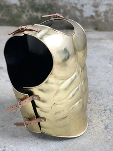 Armure médiévale Cuirass Armure Muscle Cuirass Gladiateur Plastron Armure en métal Veste musculaire avec ceinture en cuir Costume cadeau - Product Image 6