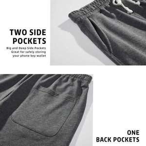 New 2025 Terry <b>Fleece</b> 100% Cotton 280g 5 Inch Inseam <b>Shorts</b> for <b>Men</b> Custom Chenille Embroidery Streetwear <b>Men</b> gym <b>Shorts</b> - Product Image 3