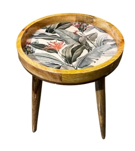 เก้าอี้ไม้ธรรมชาติโต๊ะข้างโต๊ะข้างเก้าอี้ขั้นบันไดทำจากไม้จริงในห้องนั่งเล่นขาไม้แบบแยกชิ้นส่วนได้ - Product Image 1