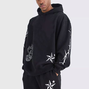 Fabriqué en usine meilleur prix 2 pièces hommes survêtements évasés qualité supérieure nouveau style à manches longues hommes survêtement évasé ensemble en gros - Product Image 5